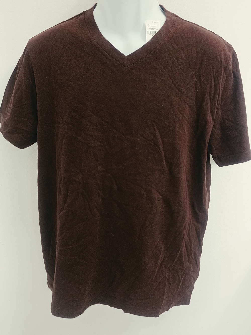 NWT Men's V-Neck T-Shirt in Deep Brown Old Navy Sz M